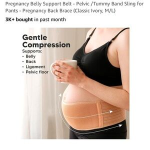 Ivory Belly Support Belt for Women